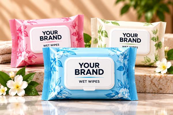 Single sachet wet wipes